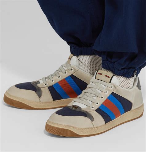 gucci blue shoe